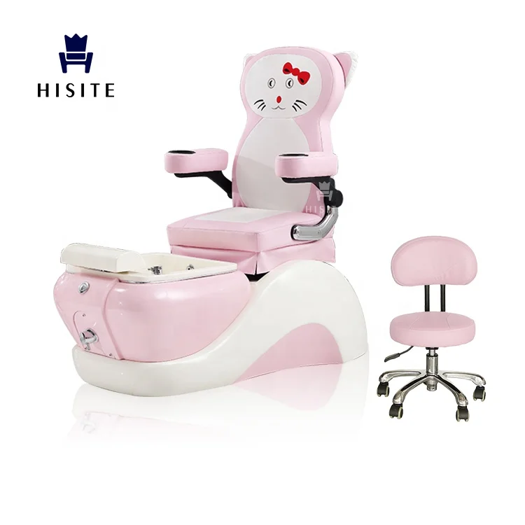 Hisite Kids Foot Spa Chair Nail Salon Butterfly Kids Spa Pedicure Chair