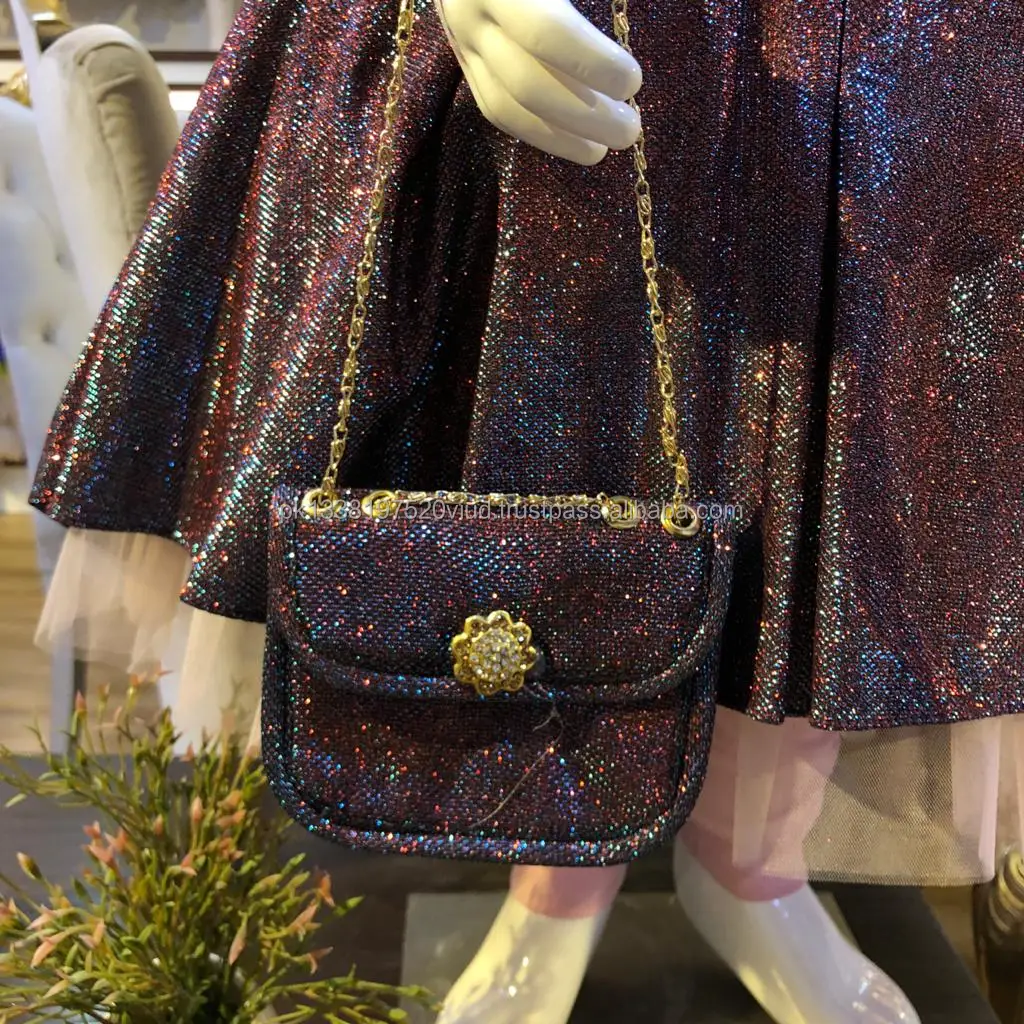 moon light party design dress with fancy design purse new addition in stylish party wear dresses