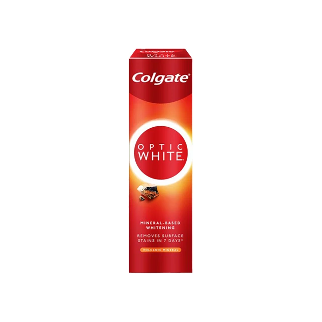 Colgate Optic White Volcanic Mineral 100g Colgate Toothpaste Optic White Volcanic Mineral Teeth Whitening