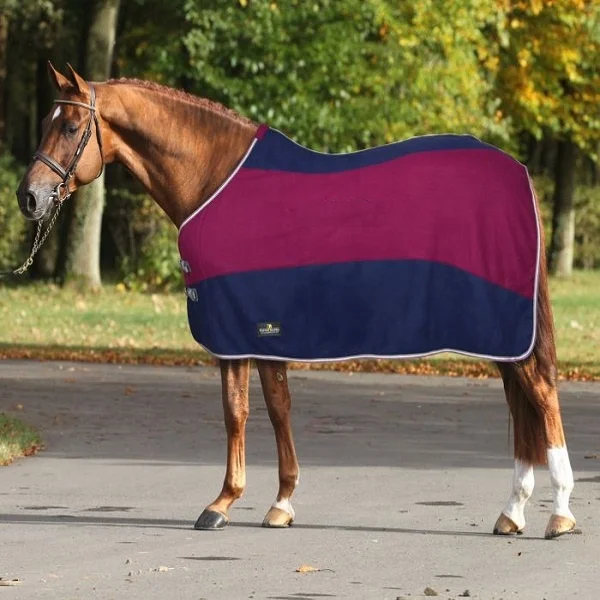 High Quality Wholesale Horse Fleece Outdoor Rug Custom Logo Equestrian Print Polyester Turnout Horse Blanket Manufacturer