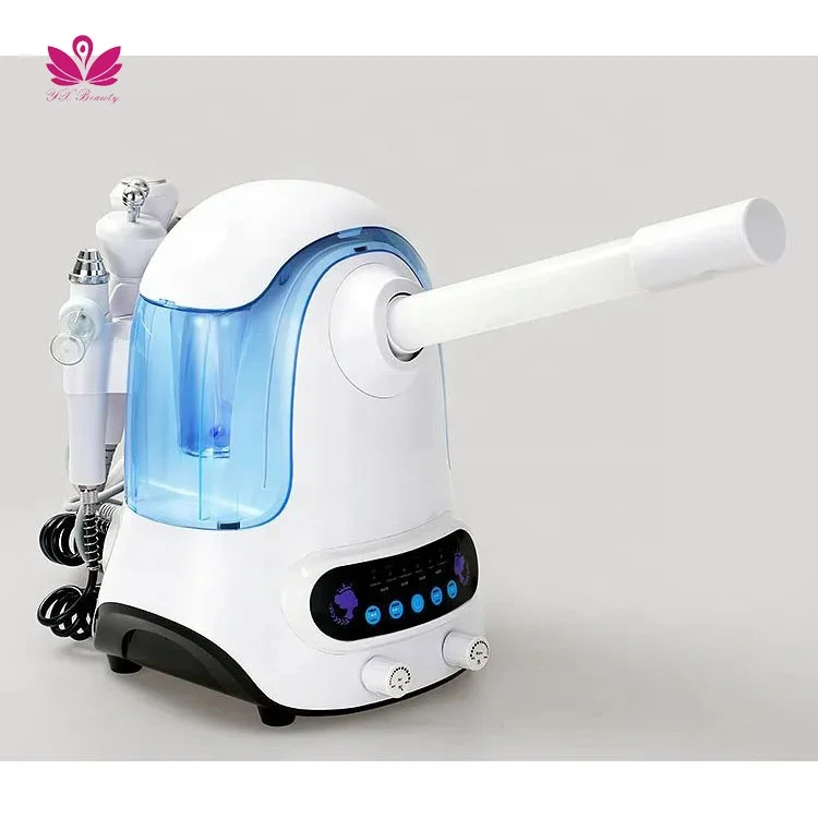Professional 6 in 1  Ozone Hot Cold Facial Steamer Hydr Facial Machine on Sale