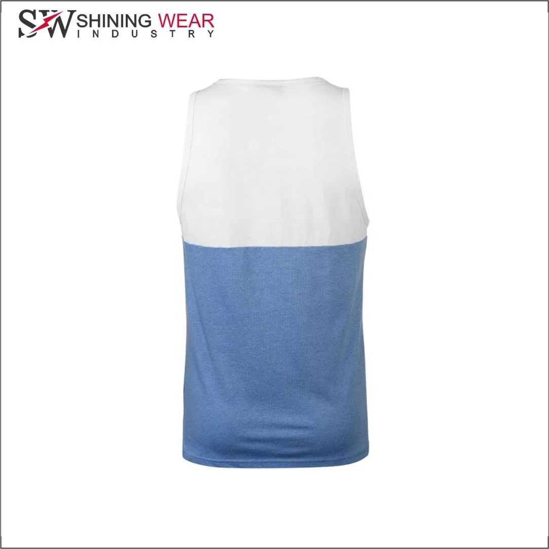 
Fashion Fitness Gym Custom Made Vests Summer Cotton Tank Top For Men 