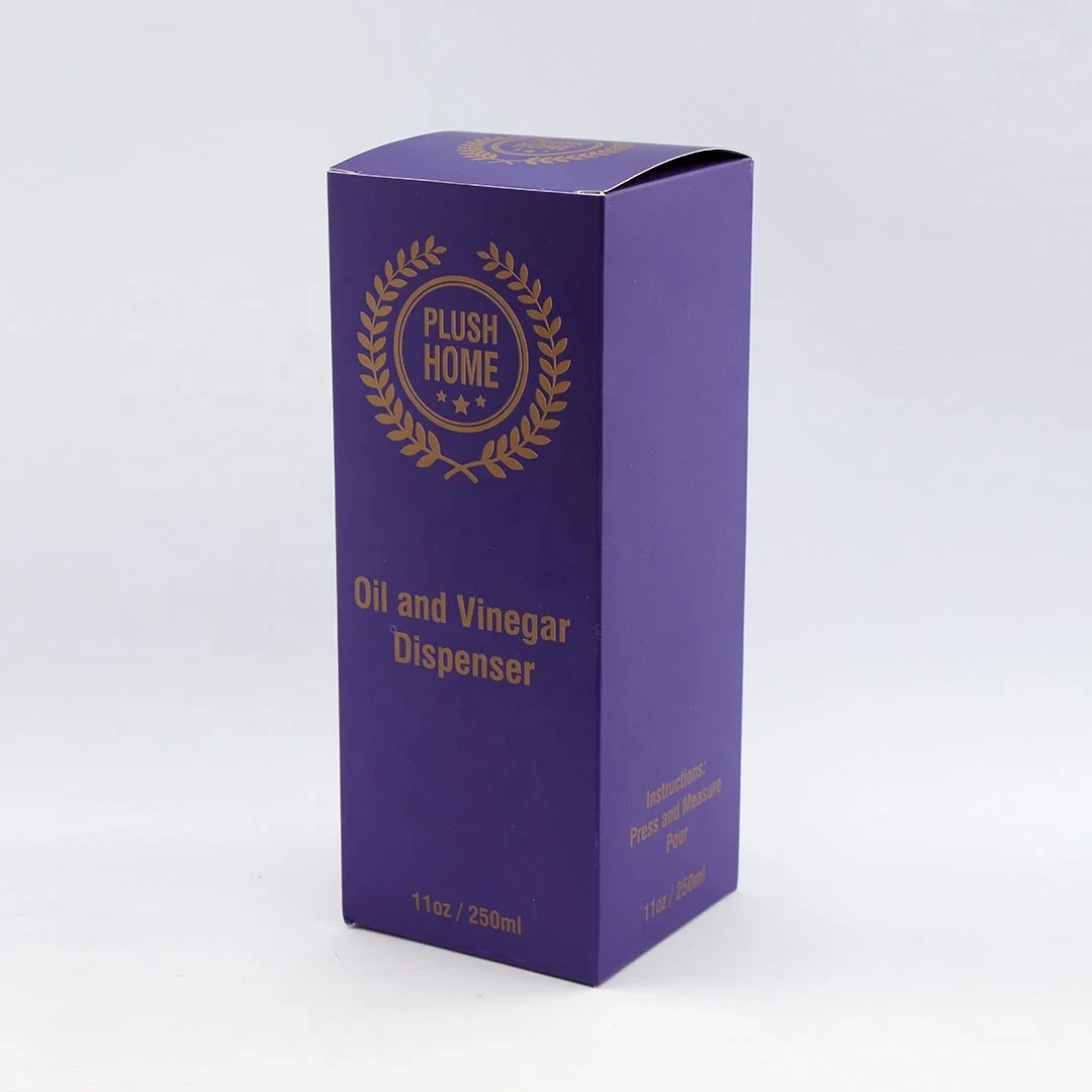  Пользовательские картонные диспенсеры для масла и уксуса коробки упаковки