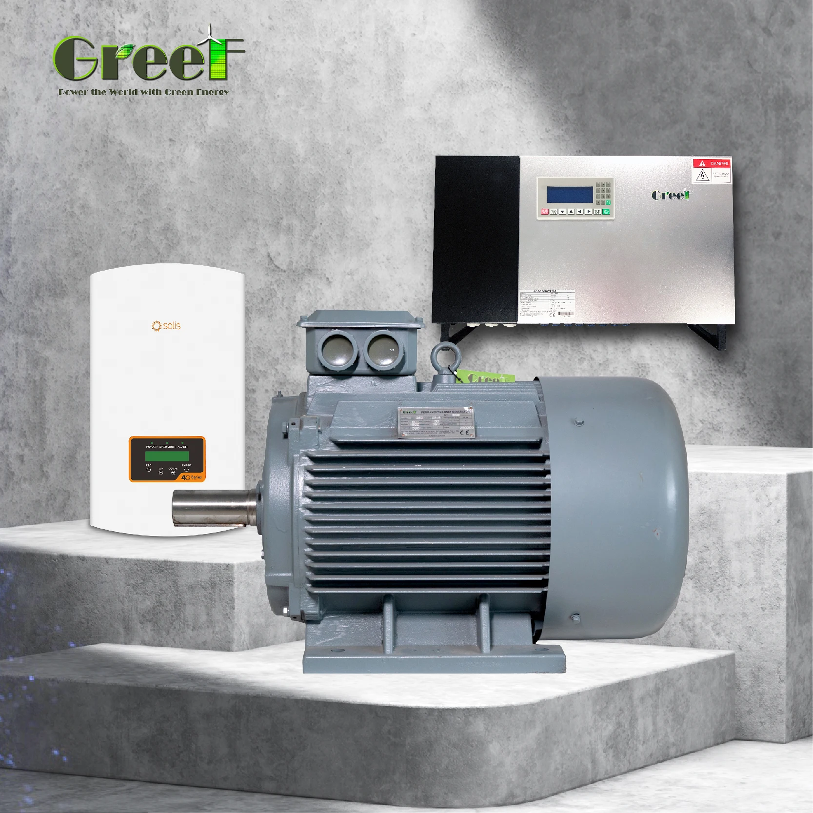 10kw 20kw 30kw PM Generator off Grid / Tied System Three Phase Permanent Magnet Synchronous PMG