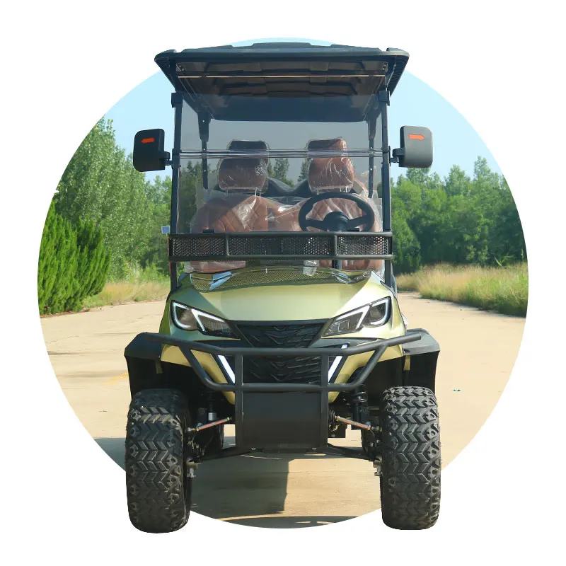 OEM Factory Wholesale Good Price Golf Cart 4+2 Seater 6 Seats Electric Car Motor Electric Golf Cart for Sale