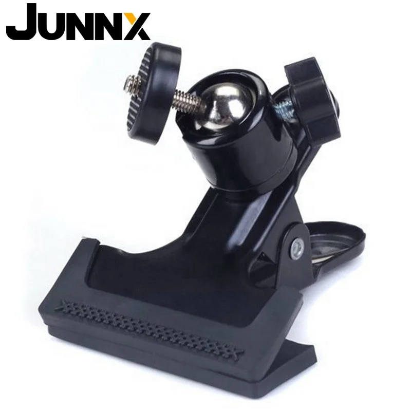 Junnx OEM Camera Holding Mount Multi-function Clip Clamp Holder Mount with Standard Ball Head 1/4 Screw for Clamp Photography