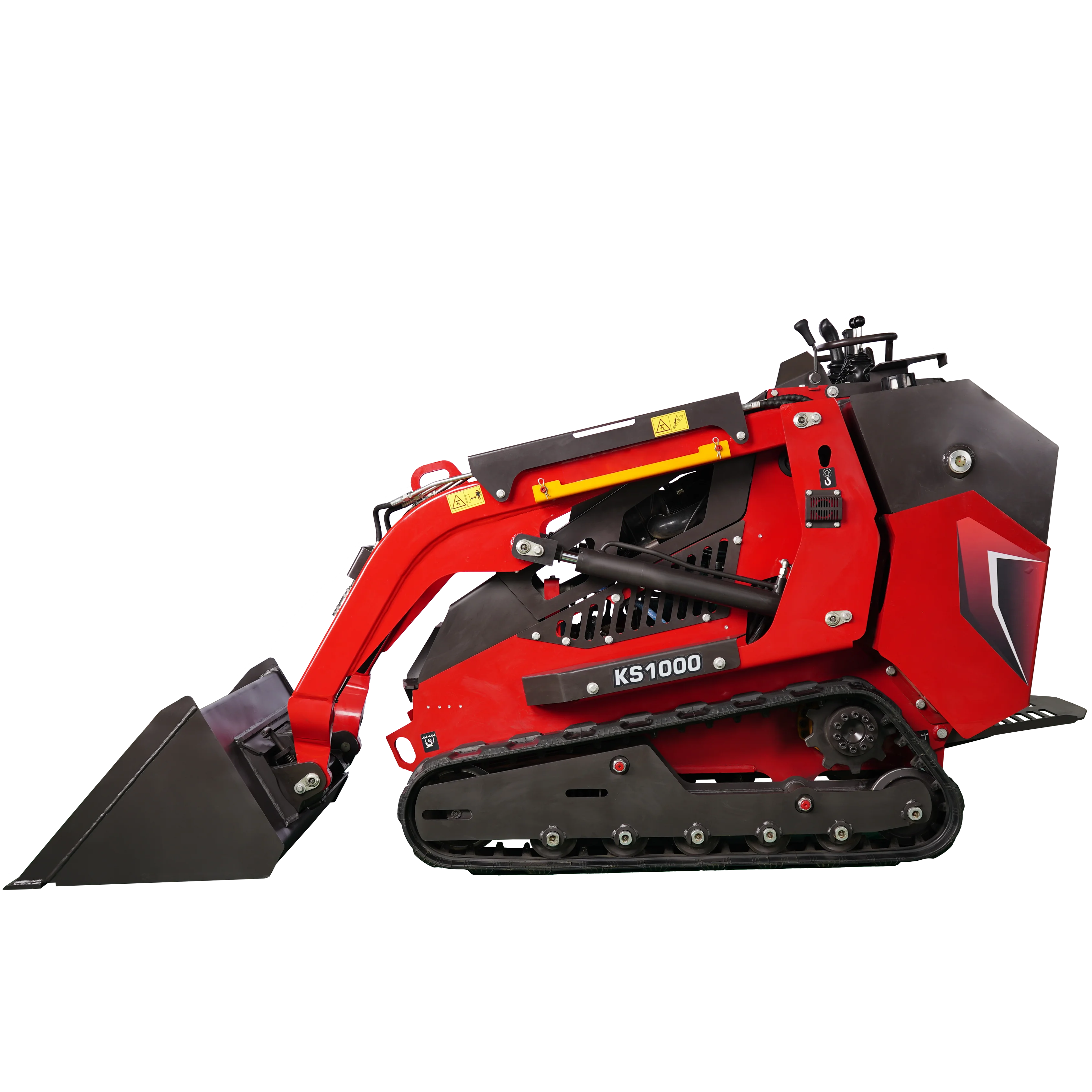 XINIU 1.5 Ton KS1000 Skid Steer Loader New Rhinoceros Compact Front Loader with Japanese Engine Crawler Loader Components