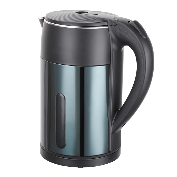 2.0L Double Wall Electric Kettle Stainless Steel 360 Degree Boil Water Boiling Electrical Cordless Coffee Household Water Boiler