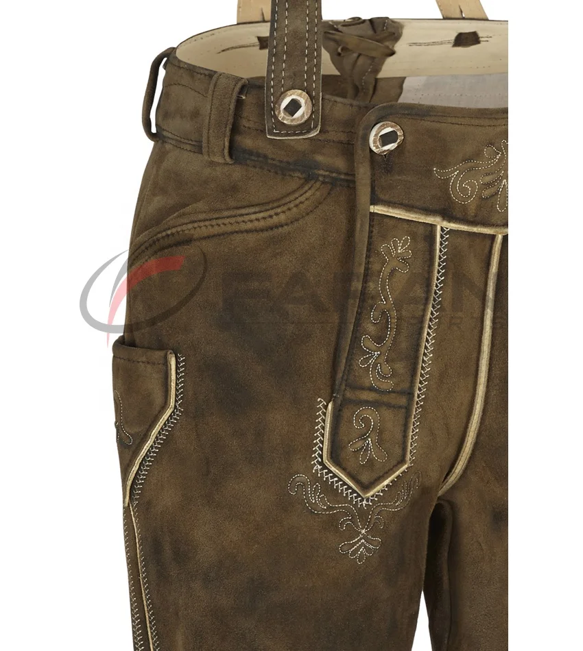 Oktoberfest Festival Tradition Shorts German Formal Wear Lederhosen Bavarian Leather Pant In High Quality Trachten Wear