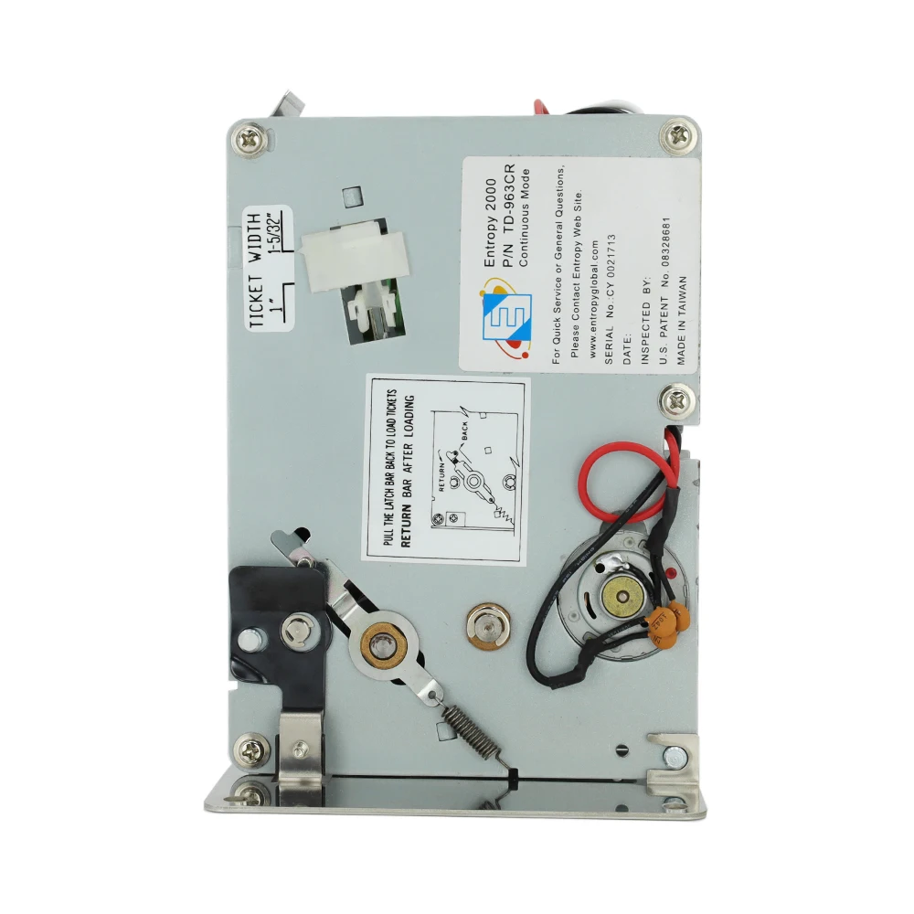 ticket dispenser for arcade game station