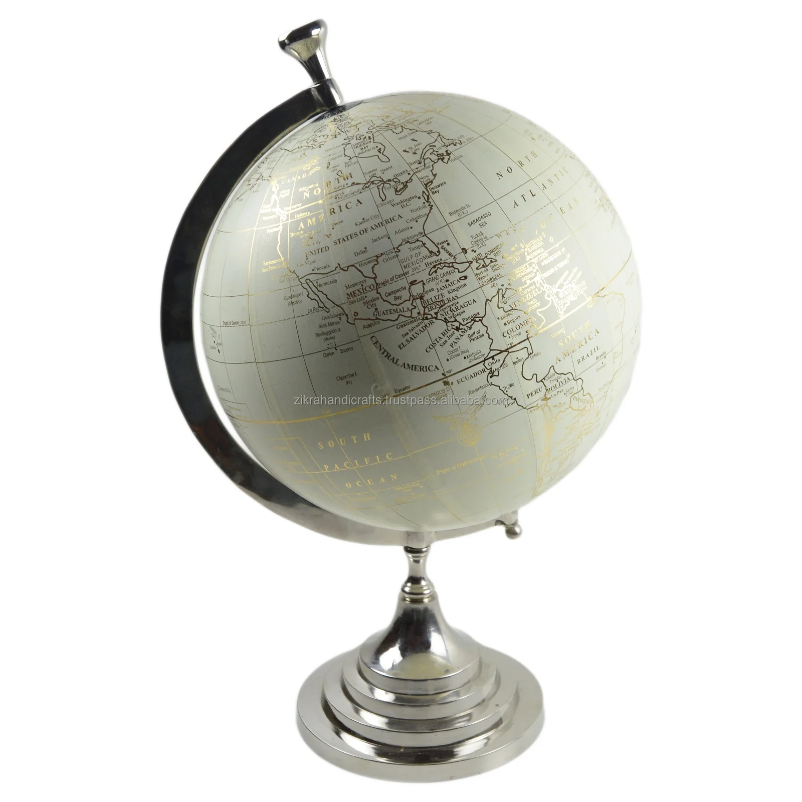 Fresh And Luxury Design World Map Globe With Factory Design Metal Tableware Globe For Office Lab And School Designs Geography