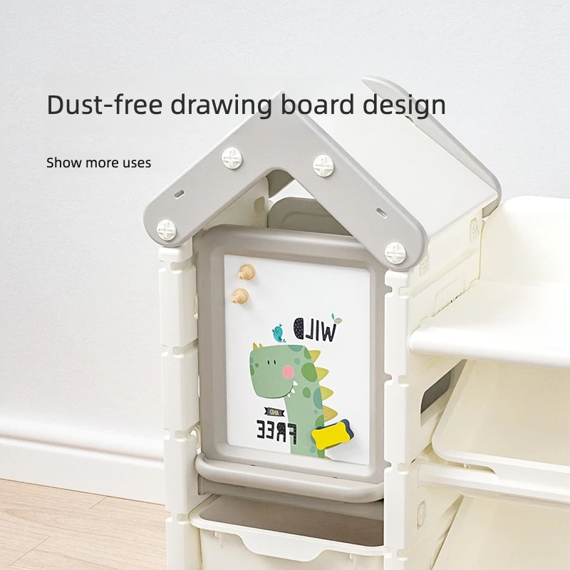 Children Furniture Sets Toys Teen Storage Plastic Clothes Box Baby Bedroom Kindergarten Organization Book Shelf