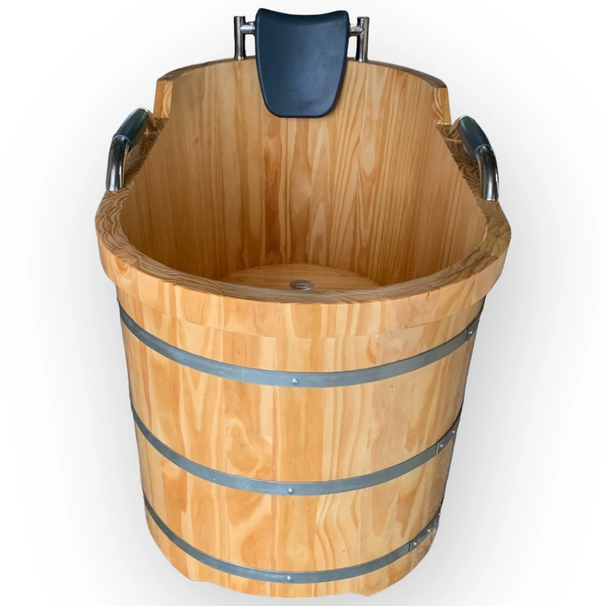 Good Price Soaking Wood Bath Bathtub  Natrual Wooden Barrel Bath Tub One Person For Bathroom Spa Resoft from Vietnam