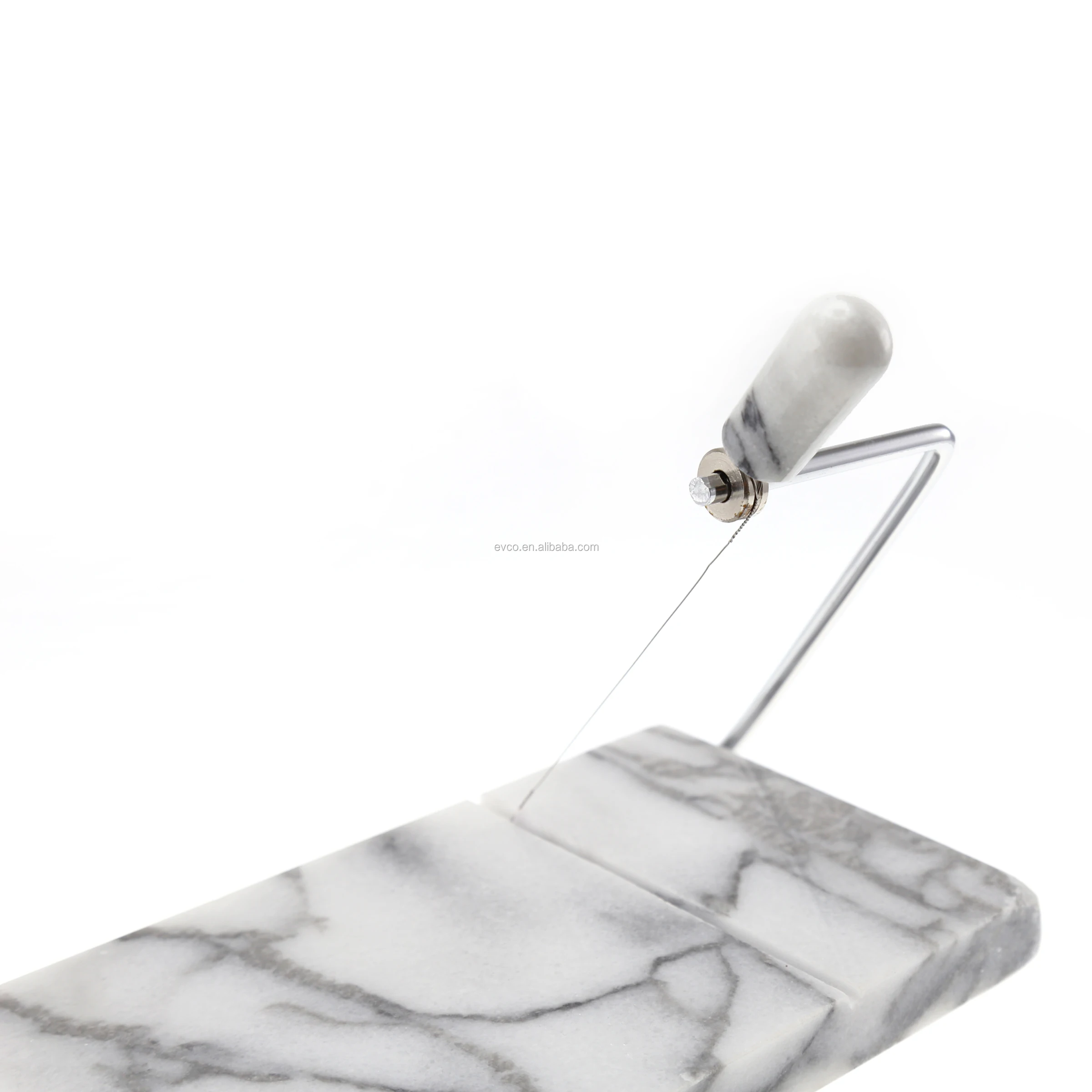 Natural White Marble Cheese Board Slicer