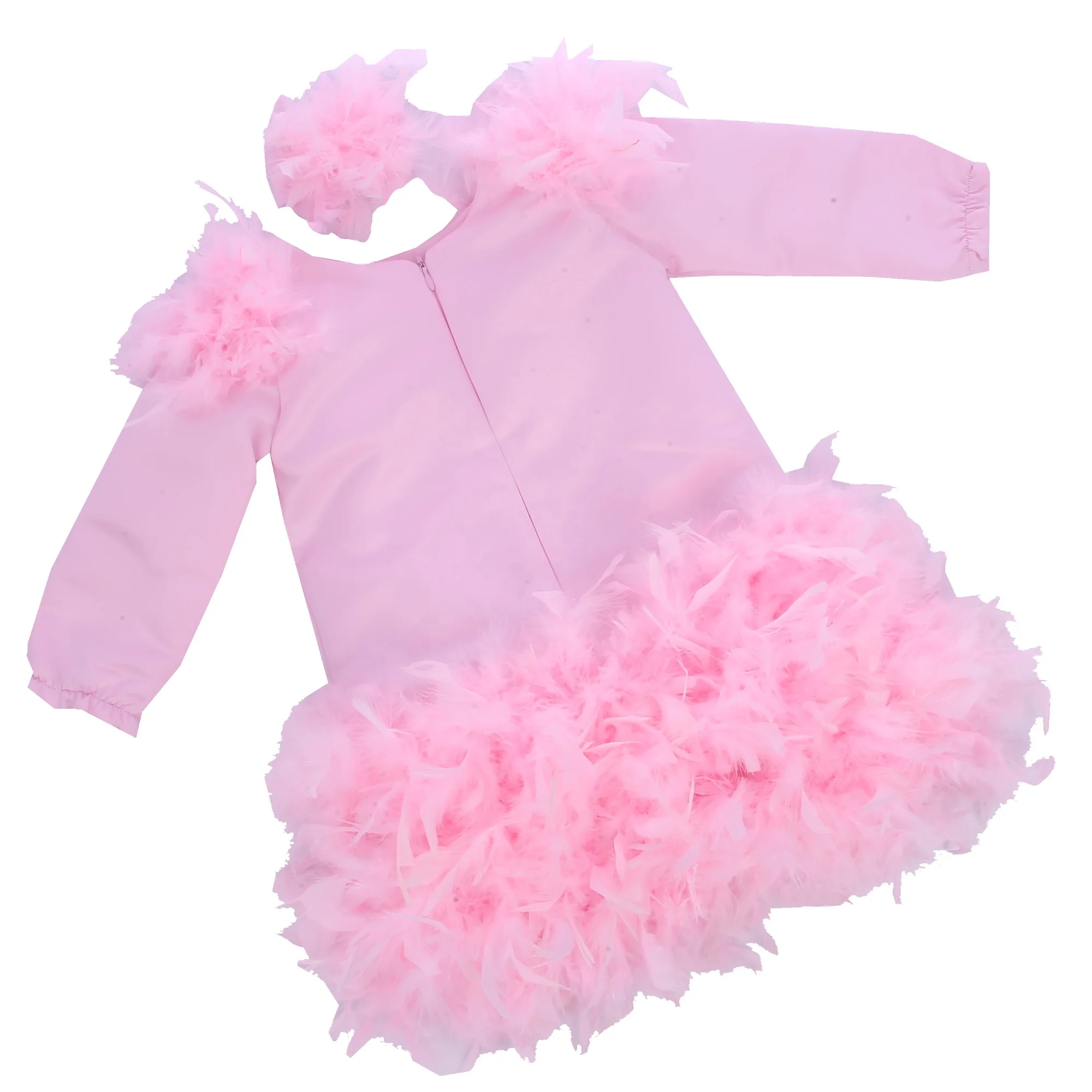 Luxury Birthday Party Girls Dresses Custom Summer Clothes High Quality Beautiful Gold White Color Girls Baby Dress Modern