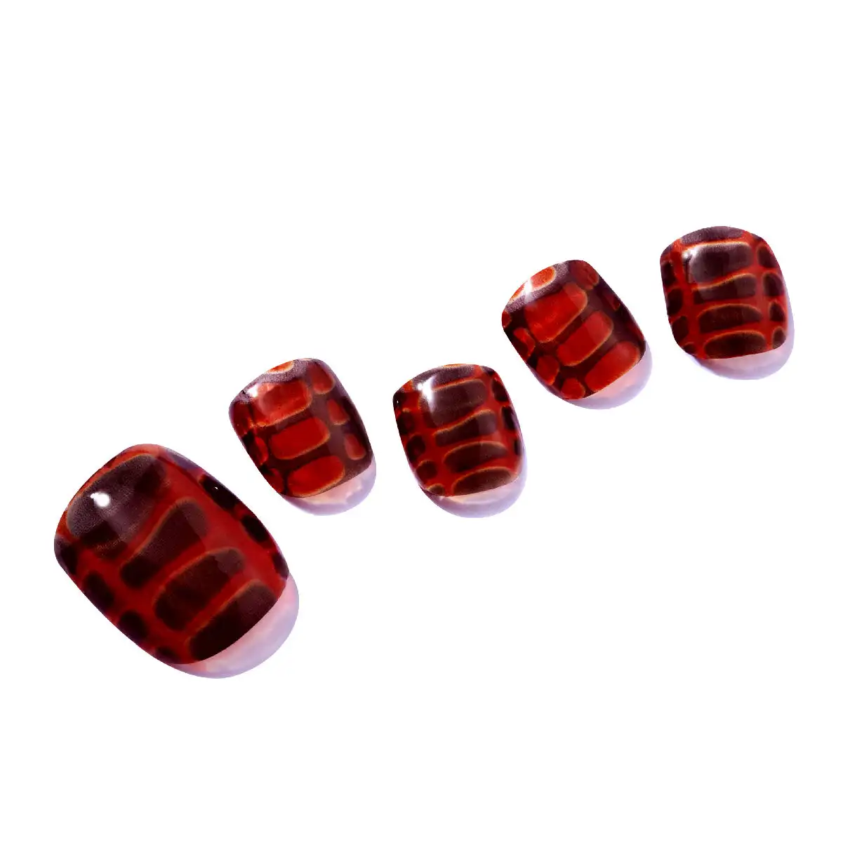 Korean 100% Real Salon Quality Press on gel nails Gel Nail sticker Pedicure Wholesale Certified