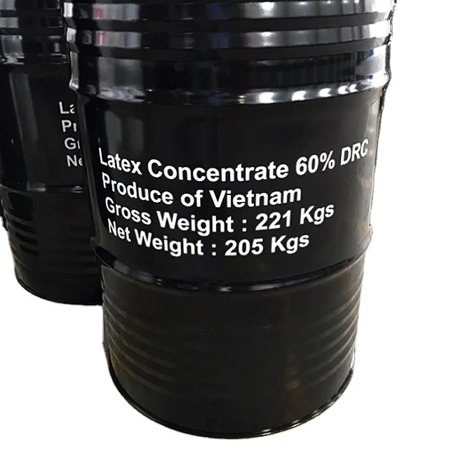 Natural Rubber Latex HA 60% DRC Liquid Latex Raw Material, rubber material high quality