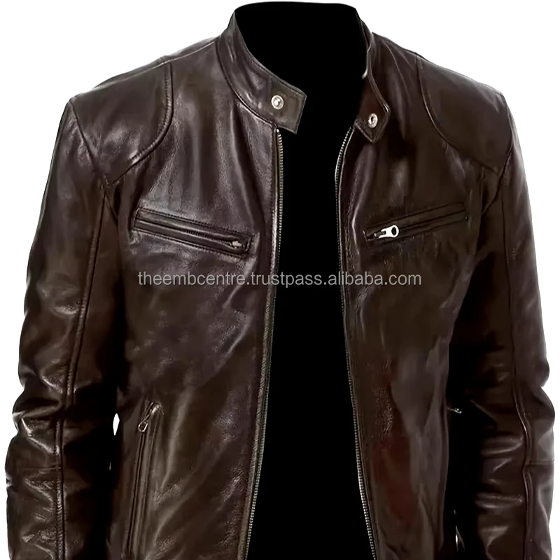 Premium Quality Leather Fashion Jackets Hot Sale Price For Men New Style Best Design Customized Leather Fashion Jackets