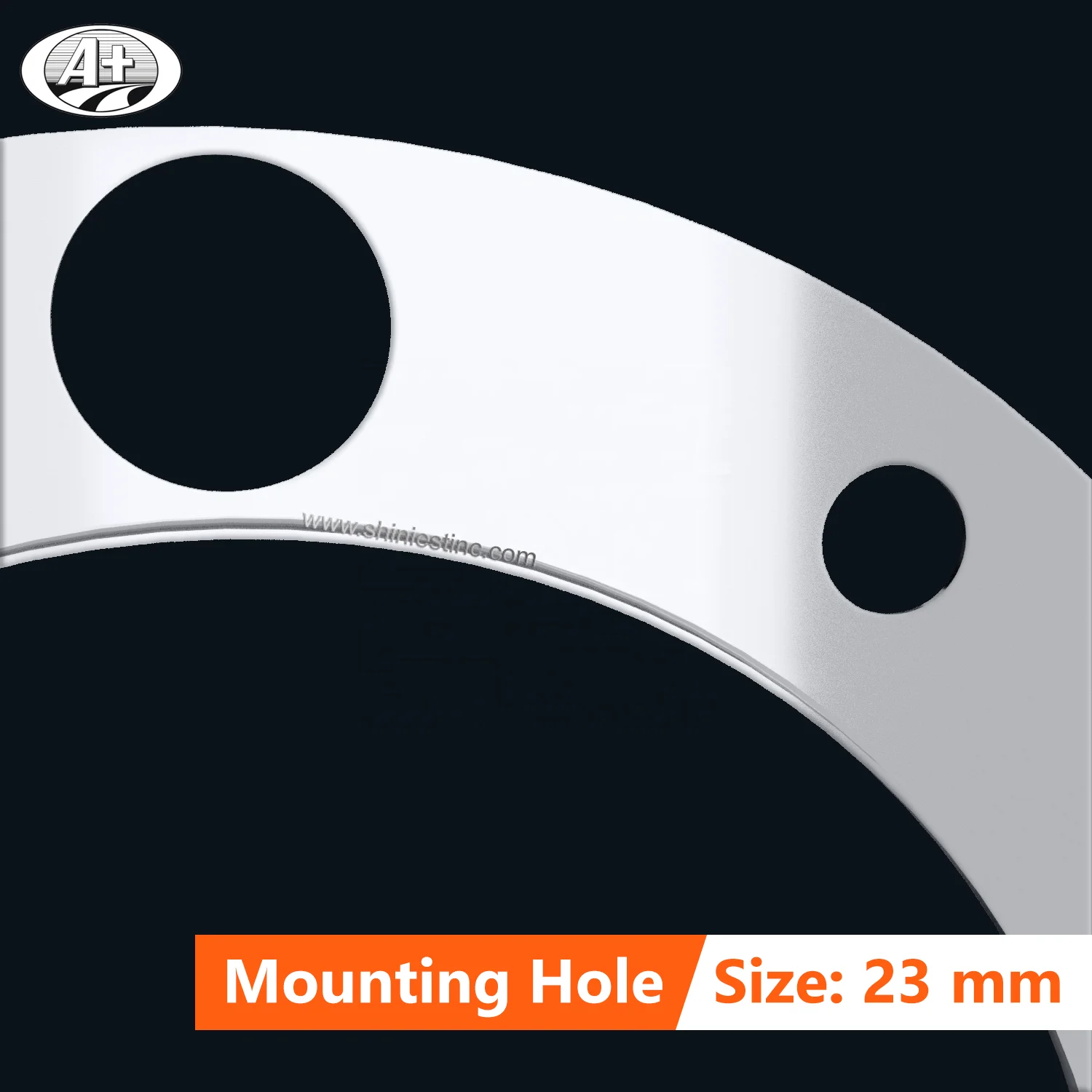250RP_EU 22.5 T304 Stainless Steel Wheel Cover Fixing Ring for 250RH Rear Axle
