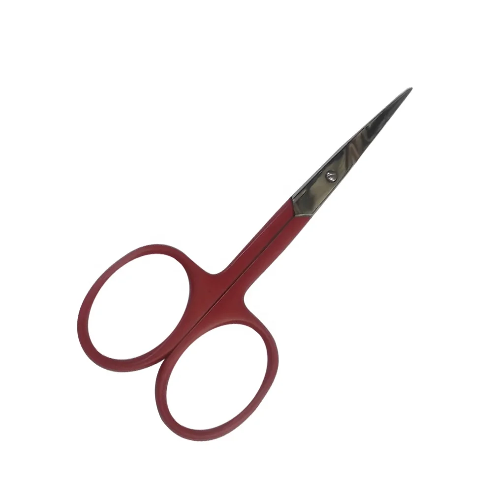 Beard Mustache Hair Dressing Scissors German Hair Cutting Stainless Steel Professional 420C Laser Bag Leather White Western Box