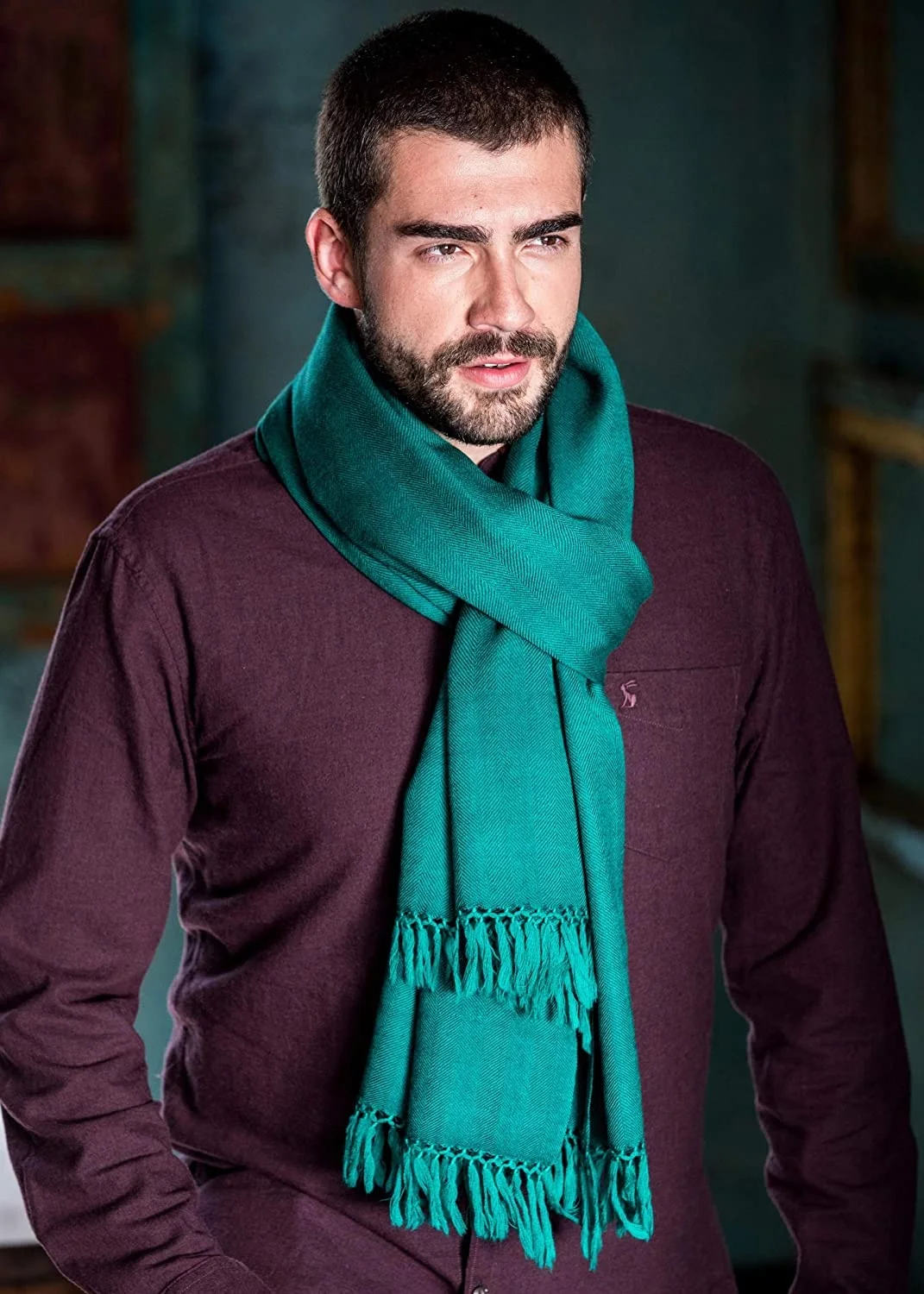 Cashmere Scarf Sale Muffler New Pattern Small Size Unisex Warm Winter Nepal Cashmere Scarf