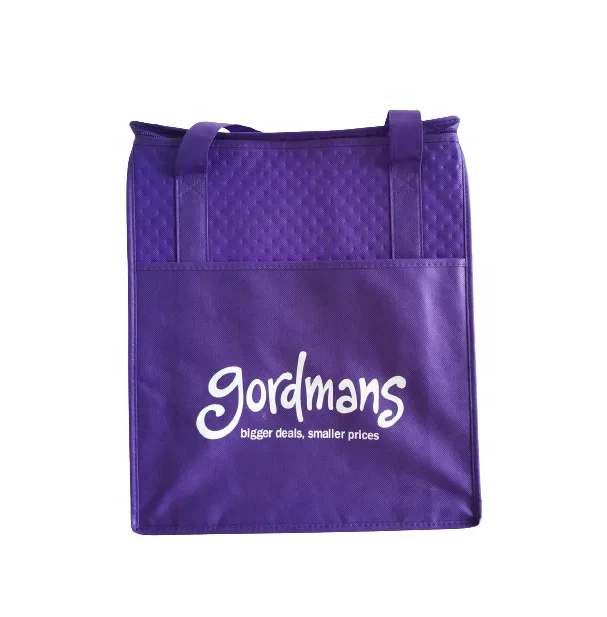 Vietnam Factory OEM supermarket fresh food delivery lunch insulated cooler bag special high quality