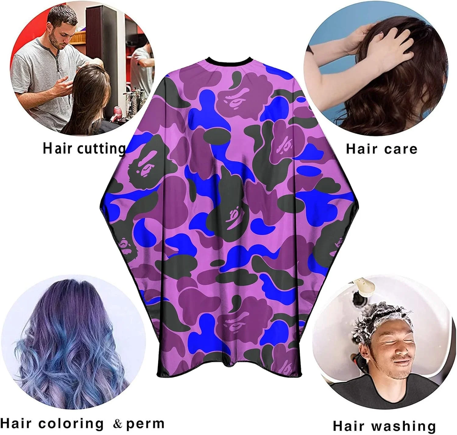 Kids Hair saloon capes  BARBER Hair  CAPES WITH CUSTOM DESIGN 100% POLYESTER IN WATER PROOF AND WATER RESISTANT