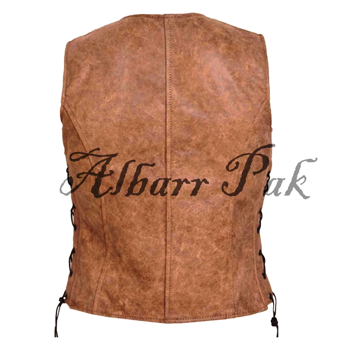 Custom made personalized short winter black leather suede leather motorcycle vest womens