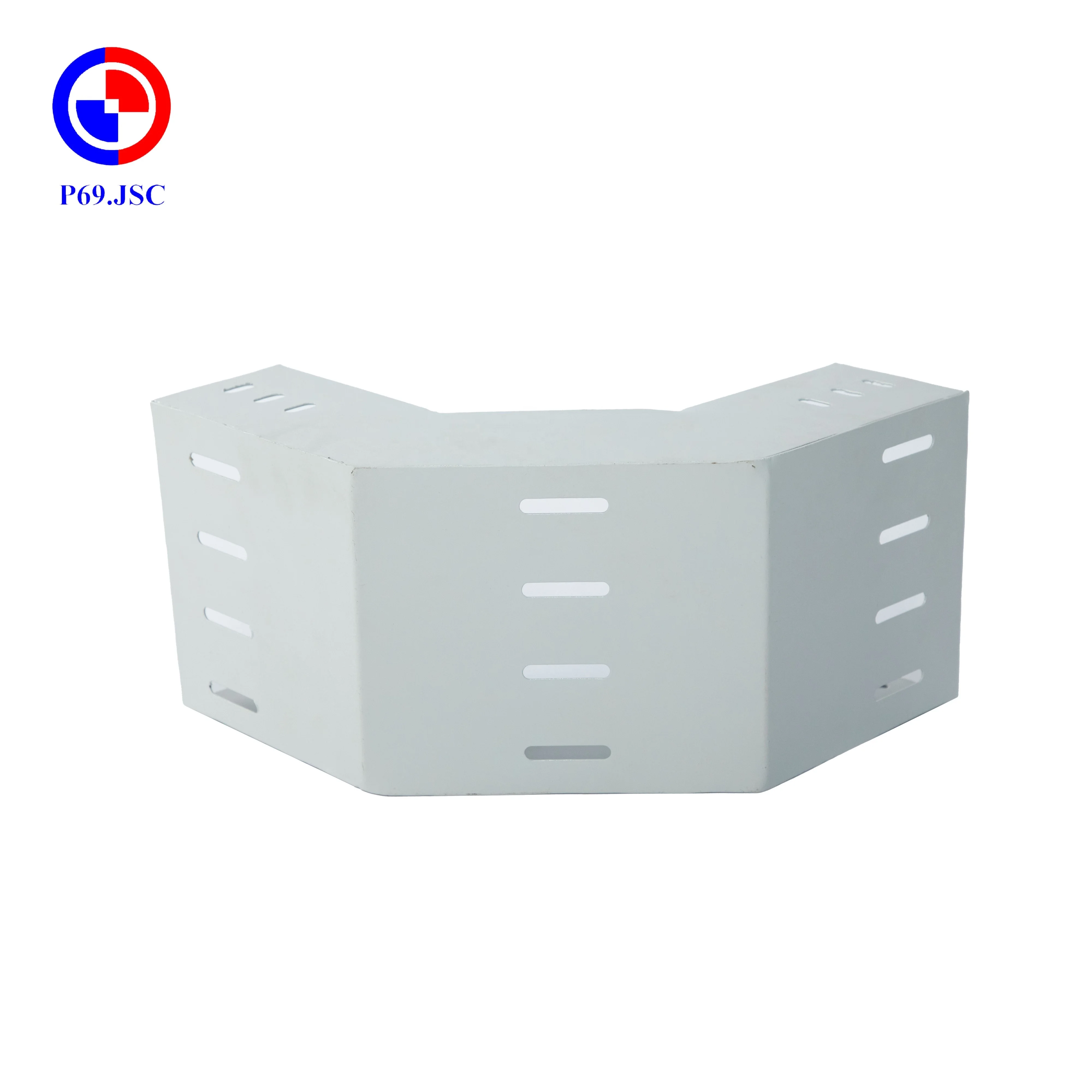 Upward Elbow Cable Tray Accessories Easy To Install Aging Resistant Protect Wires High Quality OEM Powder Coating