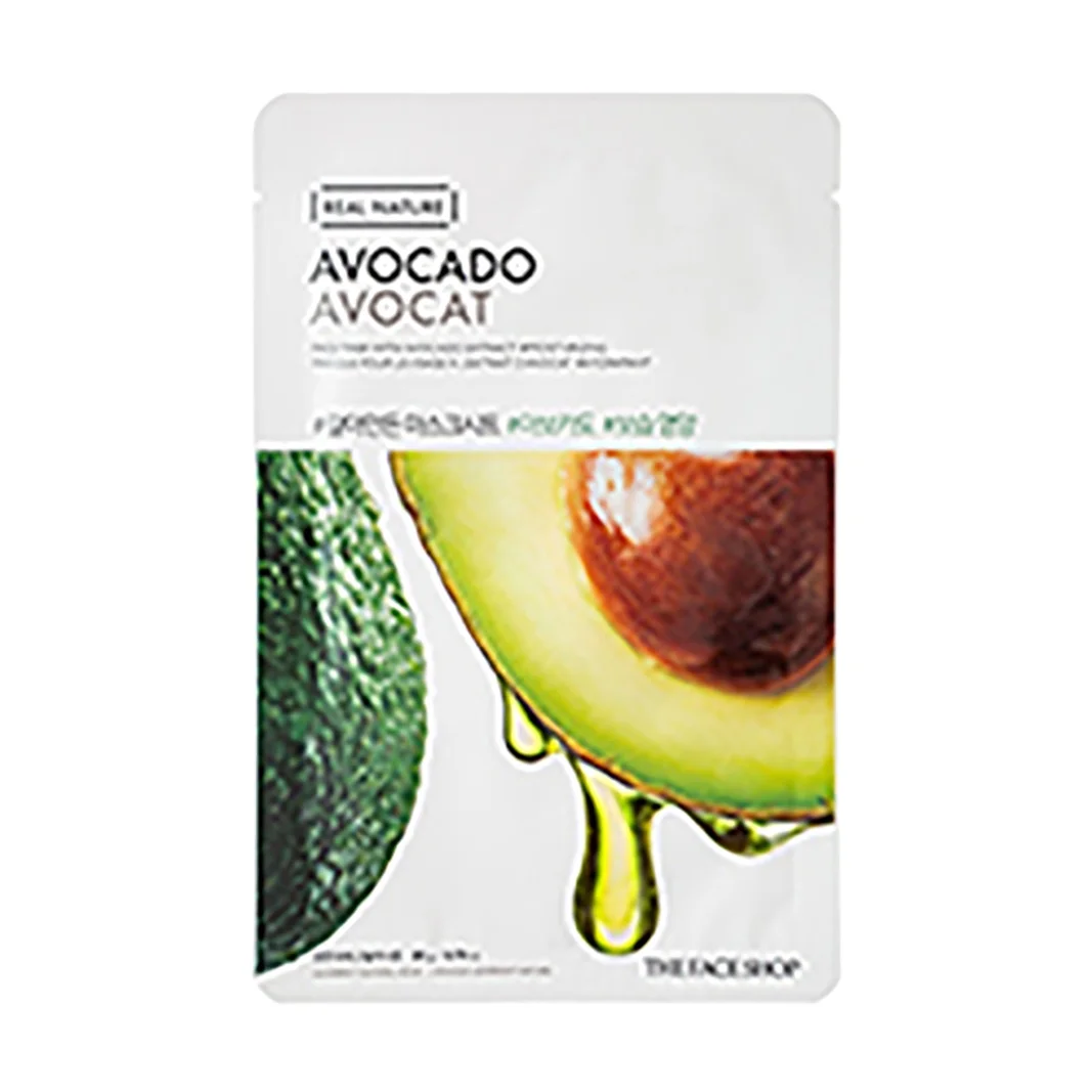 
 Amazon Самая продаваемая тонировка для лица магазин авокадо натурального лицевого листа маски оптовая продажа, корейский стиль, для ухода за кожей  