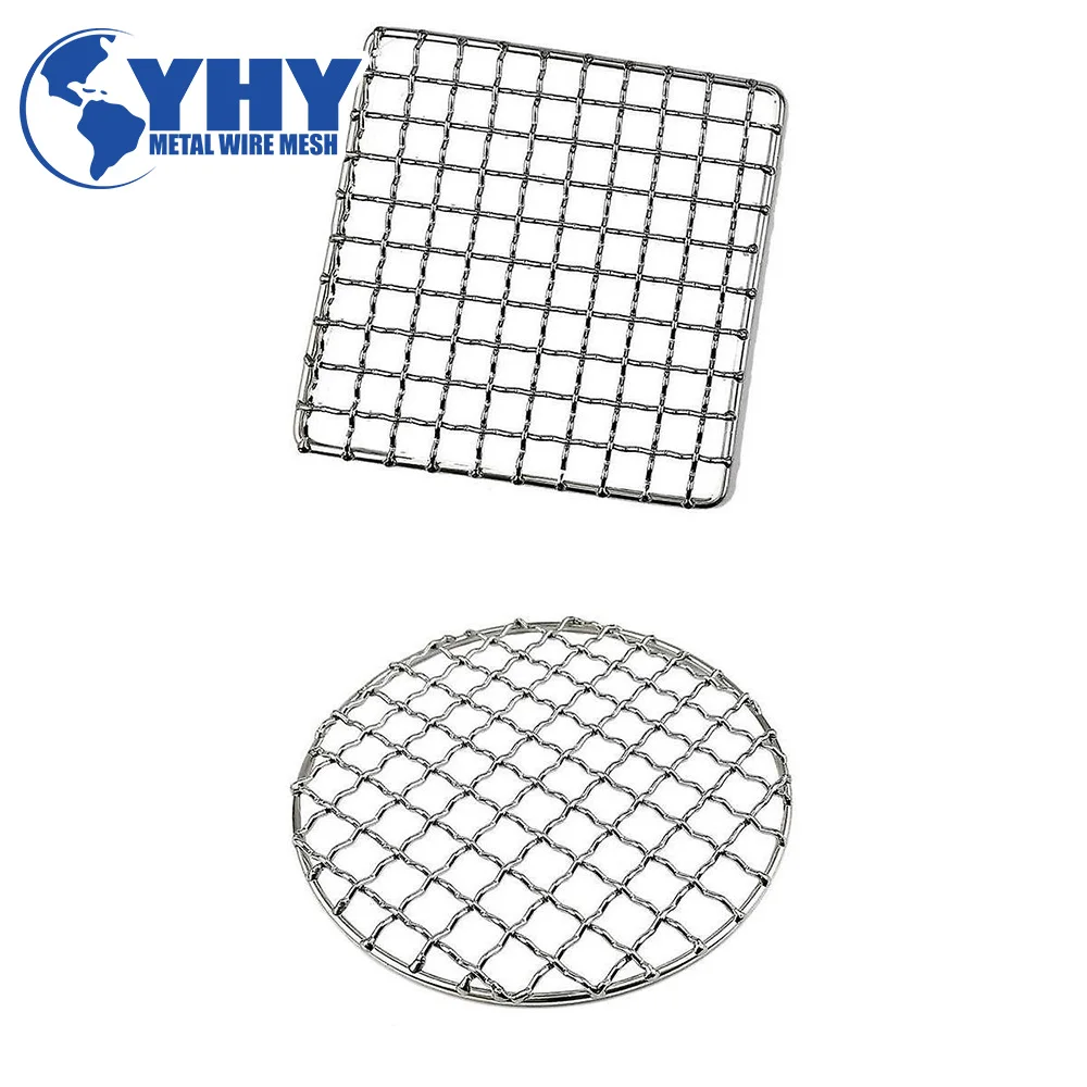 High temperature resistant non-stick metal grill grid suitable for outdoor grilling