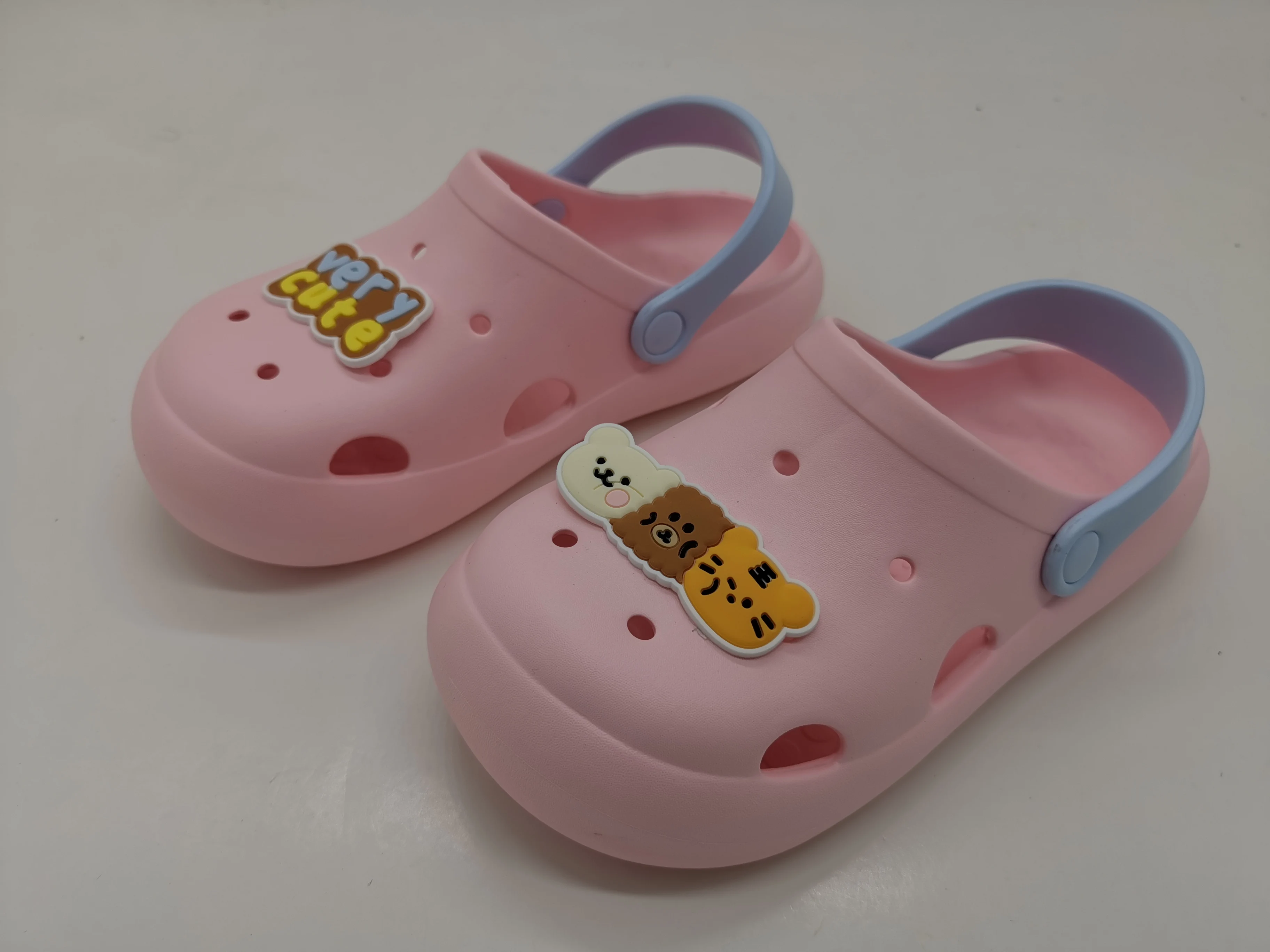 2024 Cute Animal Alphabet Pattern Eva Children Clogs Customized Durable Eva Garden Clogs Shoes Sandals Slippers for Kids
