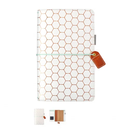 Wholesale Travel Business A5 A6 A7 Cute Pu Leather Notebook A7 With Booklet inserts