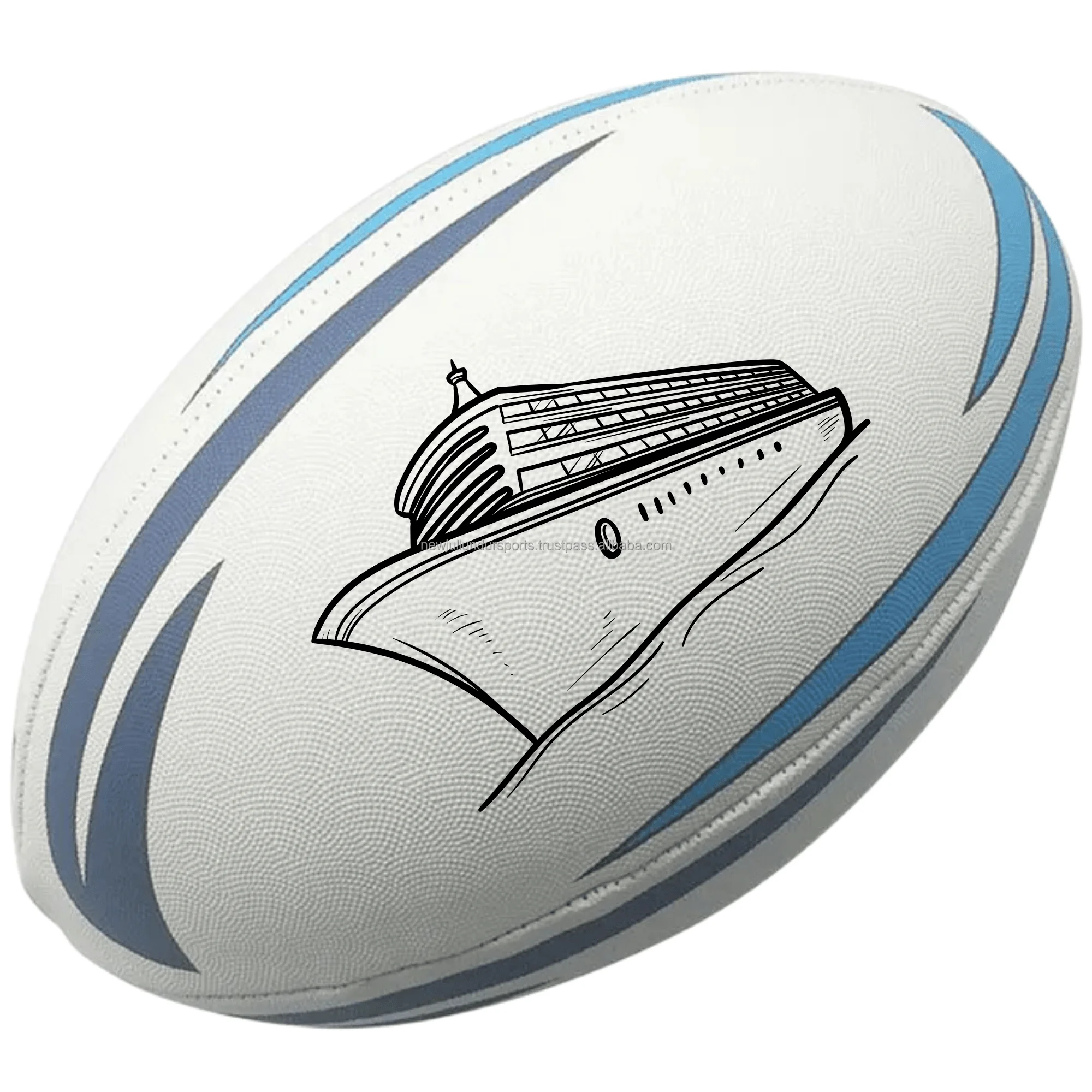 OEM Top Selling Rugby Ball Low MOQ All Weather Grip High Performance Rugby Ball Manufacturer in India Customized Logo & Artwork