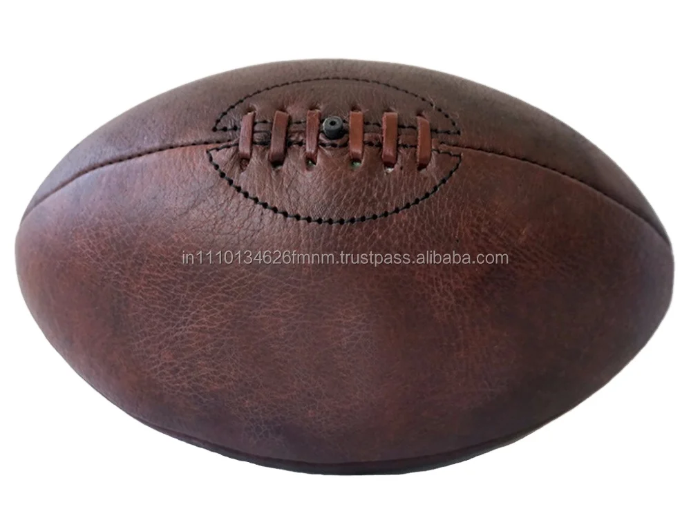 Best Quality Leather Rugby Ball Machine Stitched for Sports with Custom Logo for Soccer Match 2024 best custom ball  many color