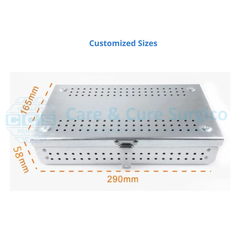Good Quality Sterilization Trays Disinfection Box Aluminum Sterilized Container