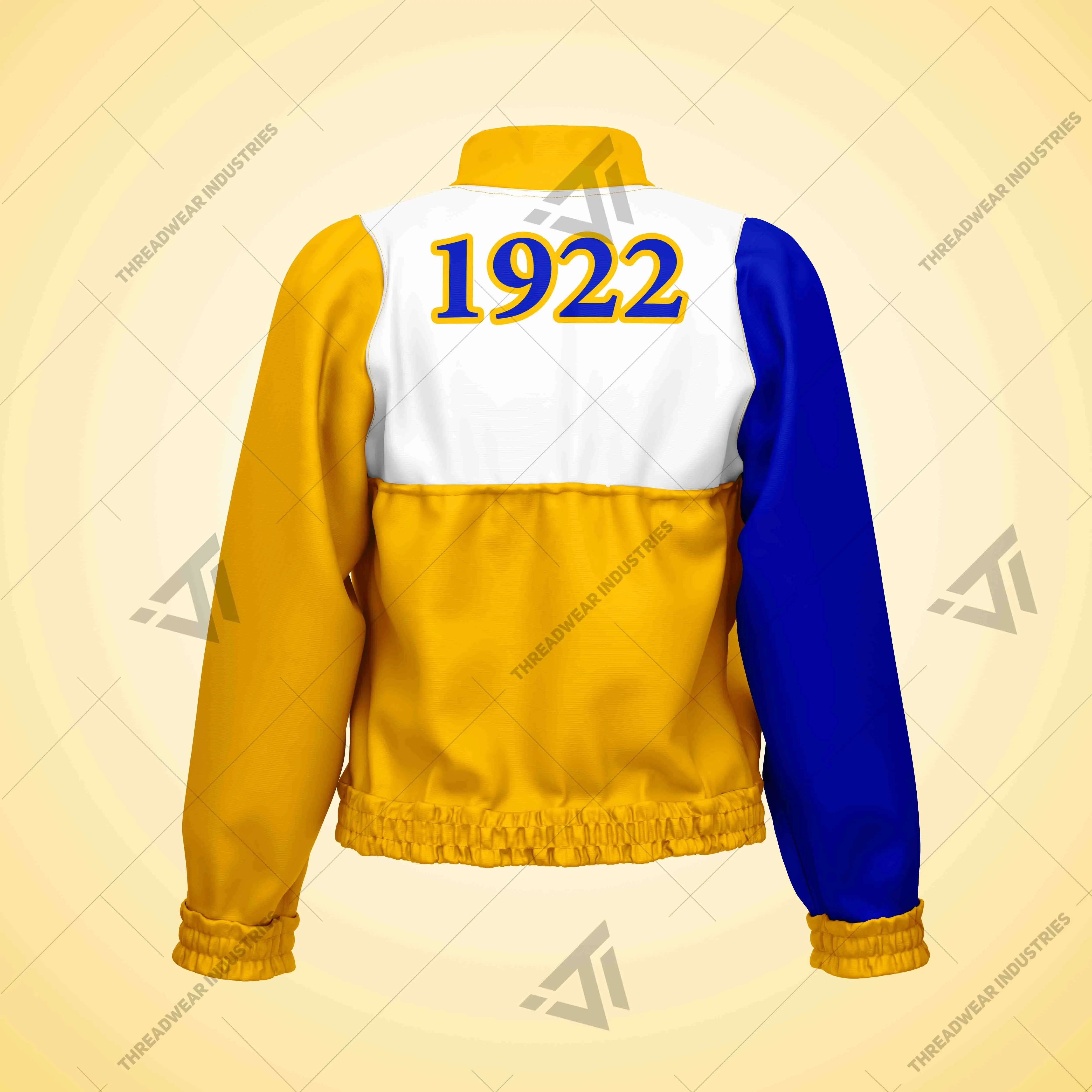Custom Wholesale Sigma Gamma Rho 1922 Sorority Clothing Embroidered Short Body Jacket Greek Paraphernalia