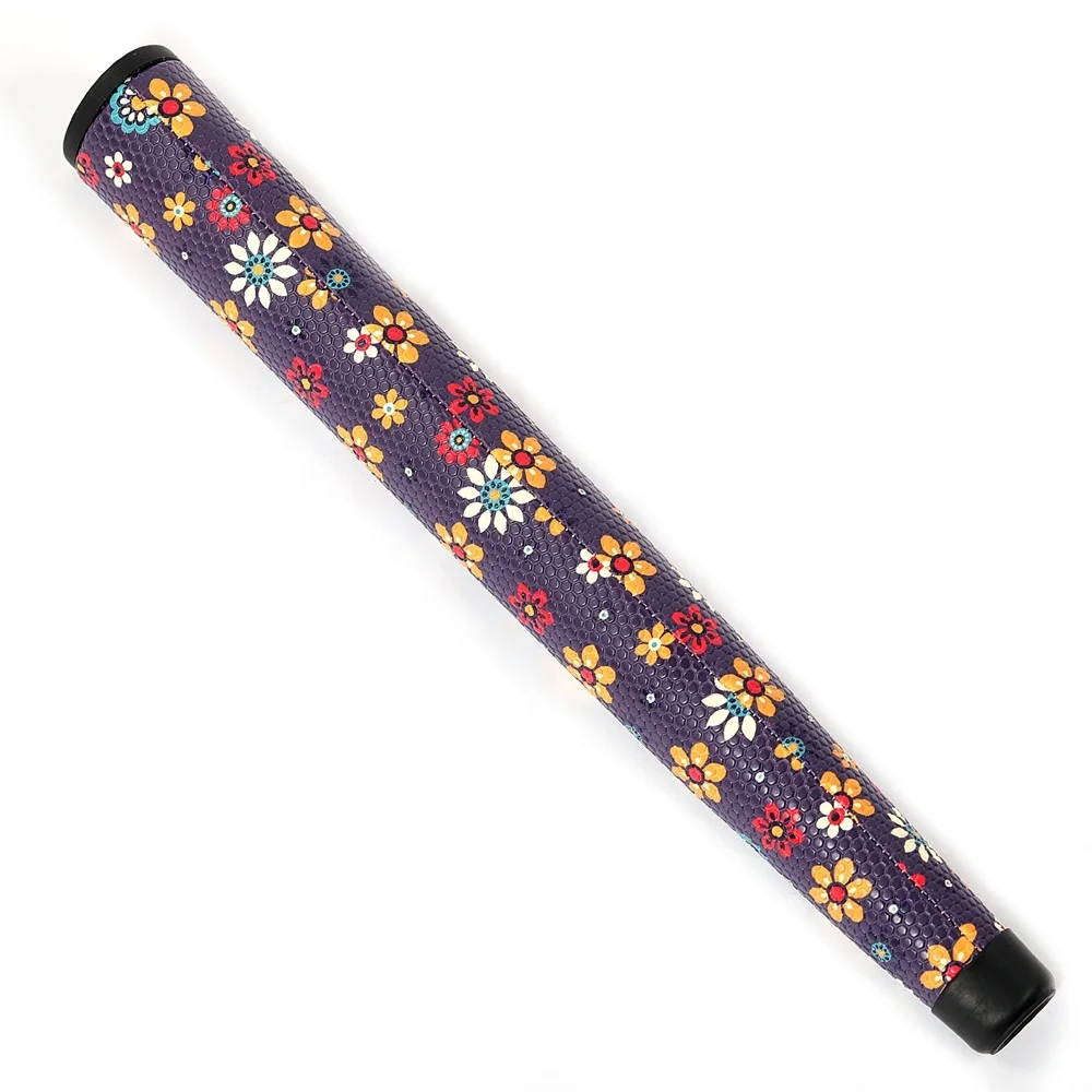 Wholesale Tiger Stripes DIA DE LOS MUERTOS Skulls Sugar Skeleton Pattern Printed Golf PU Synthetic Leather Putter Grips