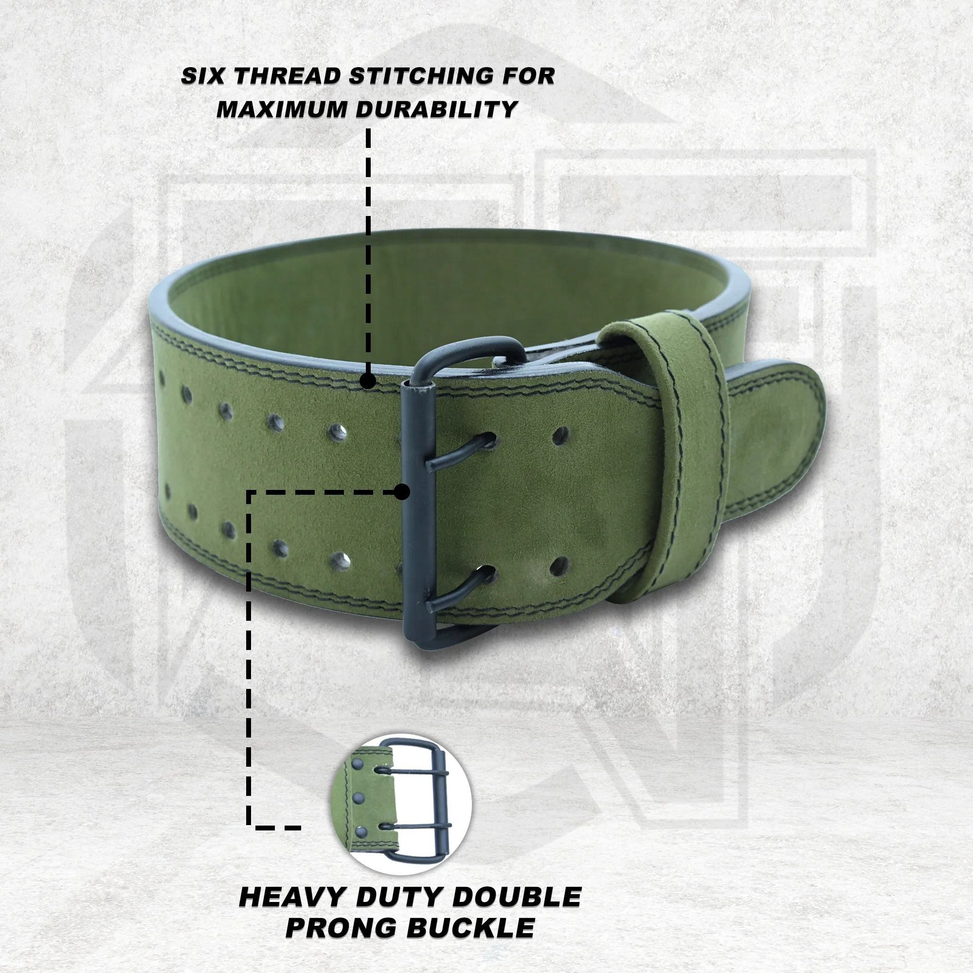 OEM Weight Lifting Gym Belt for Men & Women Heavy Workout Powerlifting Bodybuilding Deadlift Fitness Training Suede leather belt