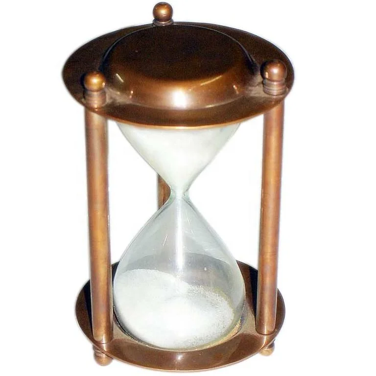 Souvenir Metal Glass Sand Waterproof Timer Holiday Gift Hot sale Decoration Ornaments Plastic Game Timer 3-5 Minute Hourglass