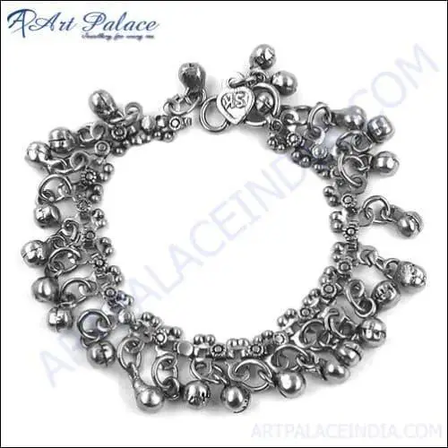 New Fashion Design German Silver Anklets Beautiful Silver Anklet Glamours Silver Anklet