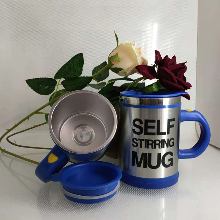 High Quality Customized Heating Portable Hot Self Mug Drinking Automatic Stirring Coffee Cup