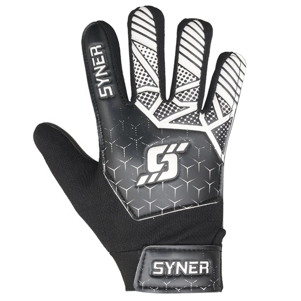 Custom Soccer Goalkeeper Gloves for Kids Boys Children Youth Football Strong Super Grips Protection kids Goalie Gloves