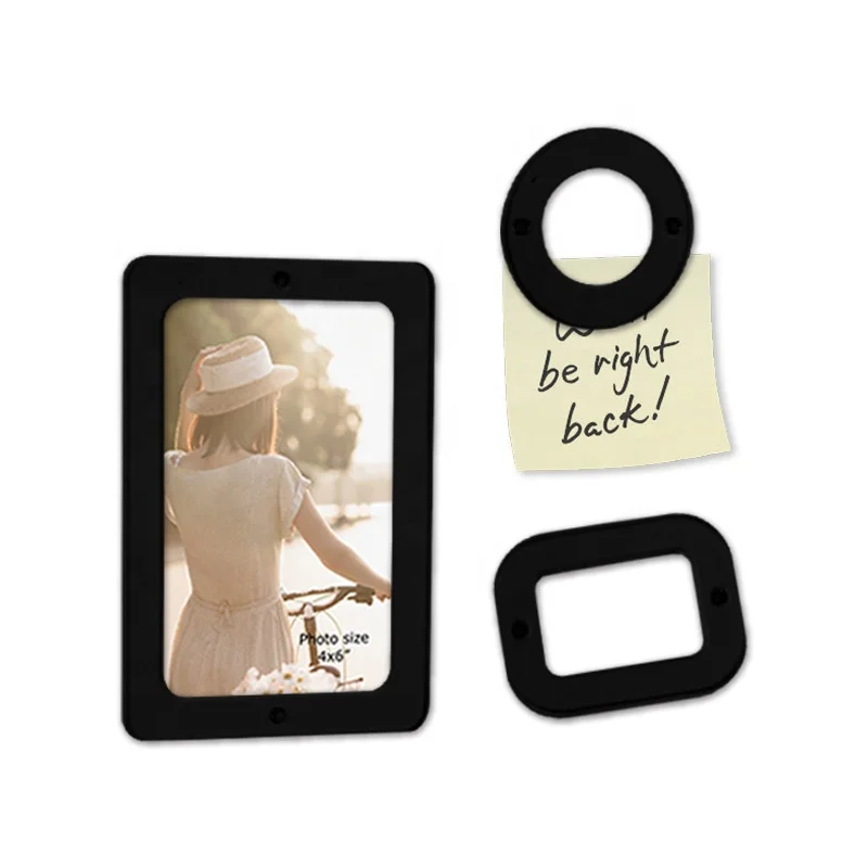 Plastic Magnetic Picture Mini Magnet Board Pocket Magnet Photo Frame