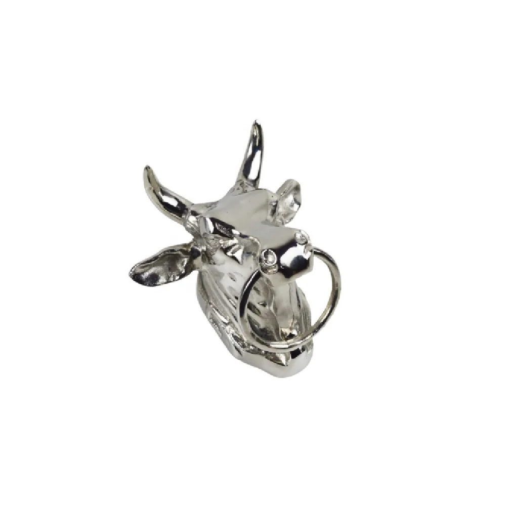 Новое поступление алюминиевая настенная скульптура с изображением животного металлическая головы металлические настенные крепления для дома и гостиниц