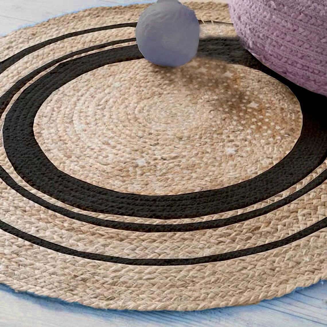 Оптовая продажа персонализированные плетеные коврики ковер для украшения пола