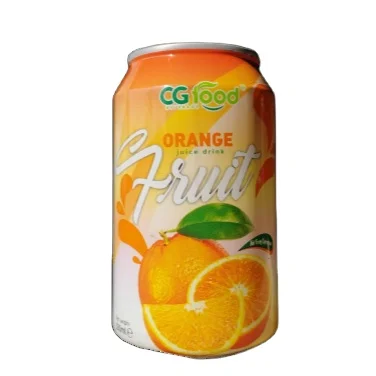 Fruit Juice Drink  Fresh Orange flavor CG 330ml Orange Juice Extraction  Wholesale Supplier OEM/ODM/ Private label support