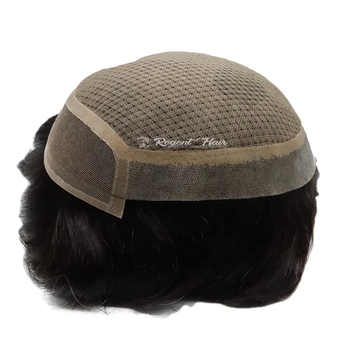 Wholesale Price Direct Factory Manufacture Cheap Price Low MOQ Men Wig Toupee Swiss Mono Lace Human Hair Toupee For Men