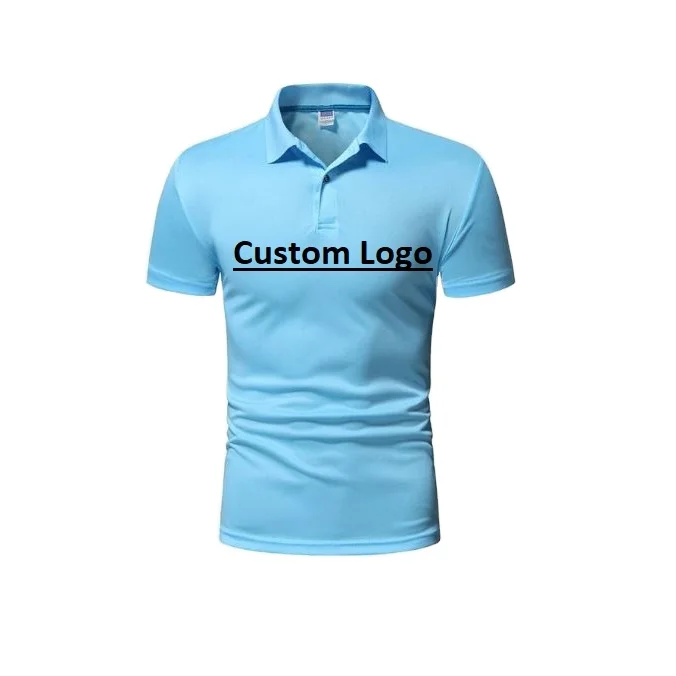 100% Cotton Sublimation Blank Golf Polo Shirts Plus Size Customized Company Logo from BD for Business Occasions