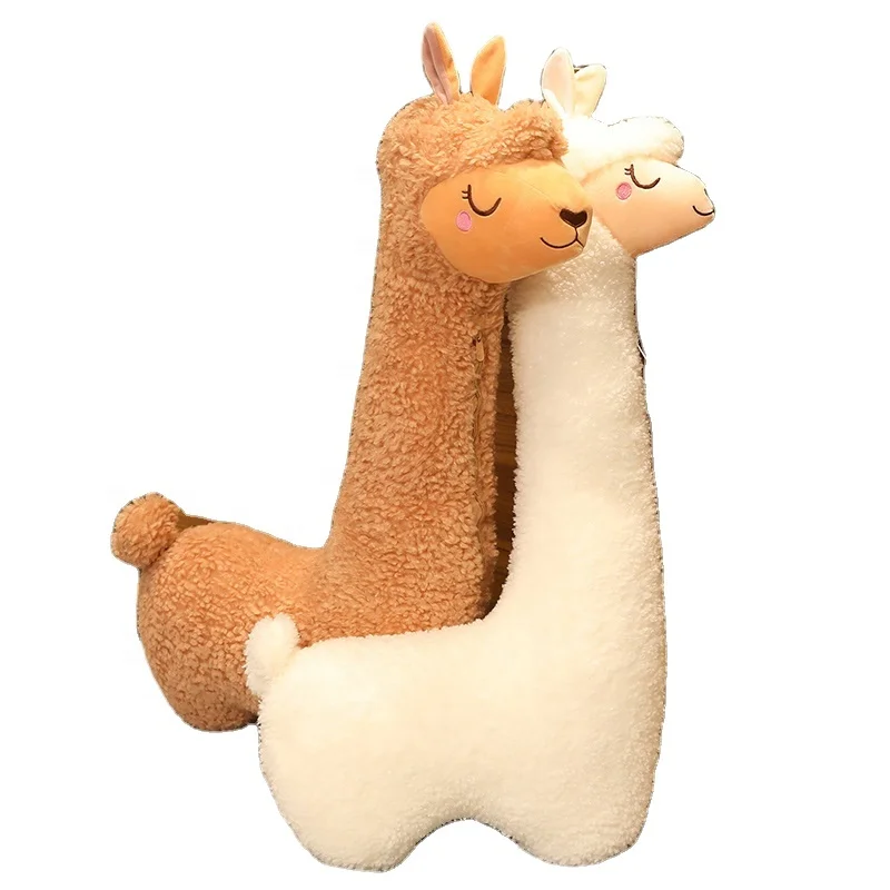 Cute alpaca plush toy Japanese alpaca plush cute alpaca animal doll sleep pillow home bed decoration